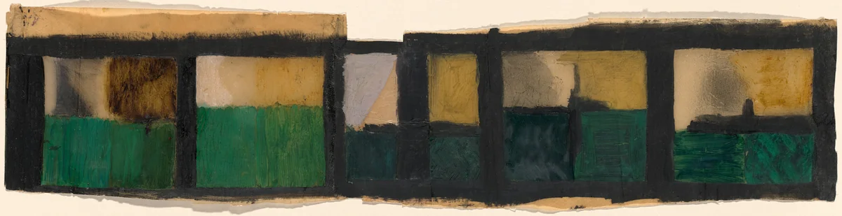 Study in Transparency by Morgan Russell, drawing, 1922