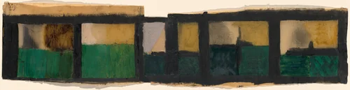 Study in Transparency by Morgan Russell, drawing, 1922