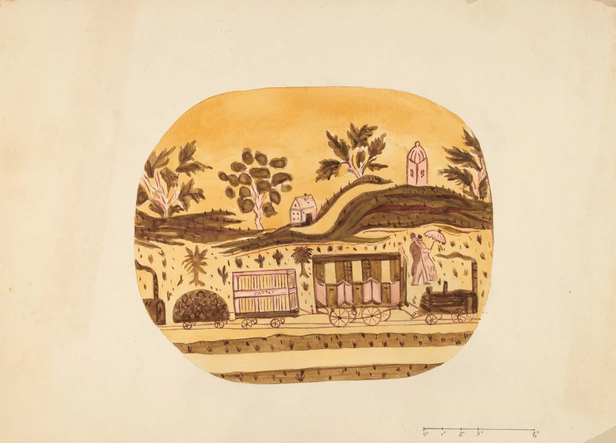 Bandbox by American 20th Century, index of american design, 1935-1942