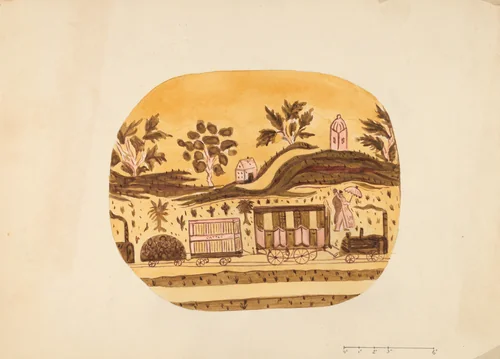 Bandbox by American 20th Century, index of american design, 1935-1942