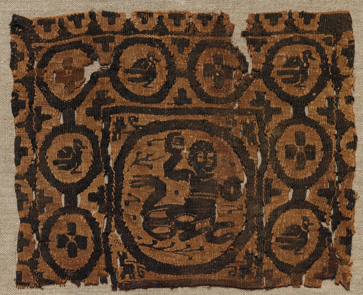 Fragmentary Segmentum from a Tunic by Unknown, textile, 500-699