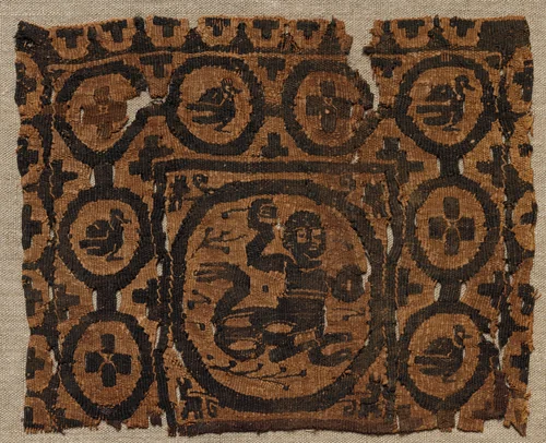 Fragmentary Segmentum from a Tunic by Unknown, textile, 500-699