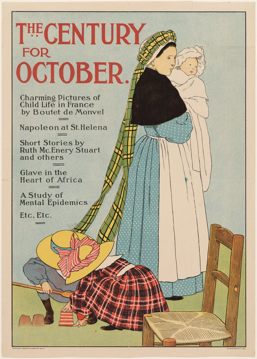 The Century, October by anonymous, print, 1896
