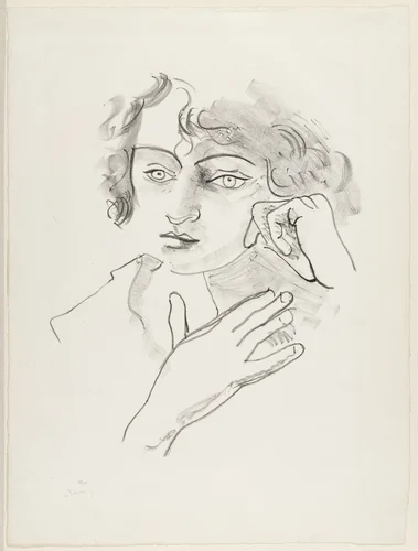 Head of a Woman from the portfolio Metamorphoses by André Derain, print, 1927