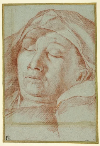 Head of a Sleeping Man by Giovanni Battista Salvi
Ottavio Mario Leoni
Carlo Maratti, drawing, 1600-1699