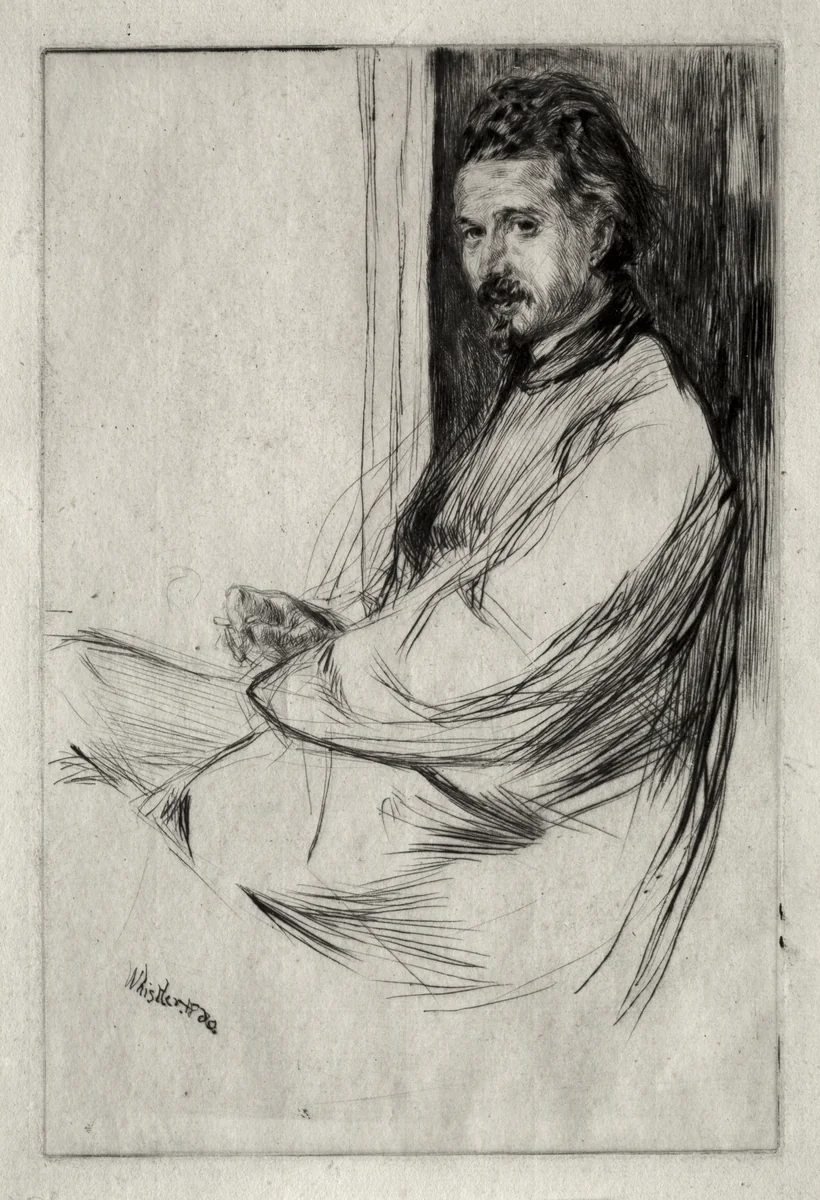 Axenfeld by James McNeill Whistler, print, 1860