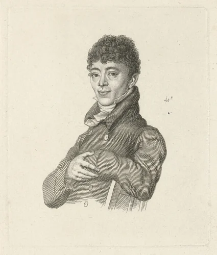 Portret van Albertus Jonas Brandt by Jacob Ernst Marcus, print, 1816