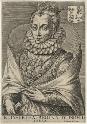 Queen Elizabeth by Unknown 19th Century, print, 1800-1899