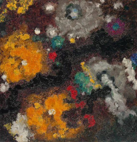 Summer Night by Augusto Giacometti, painting, 1917