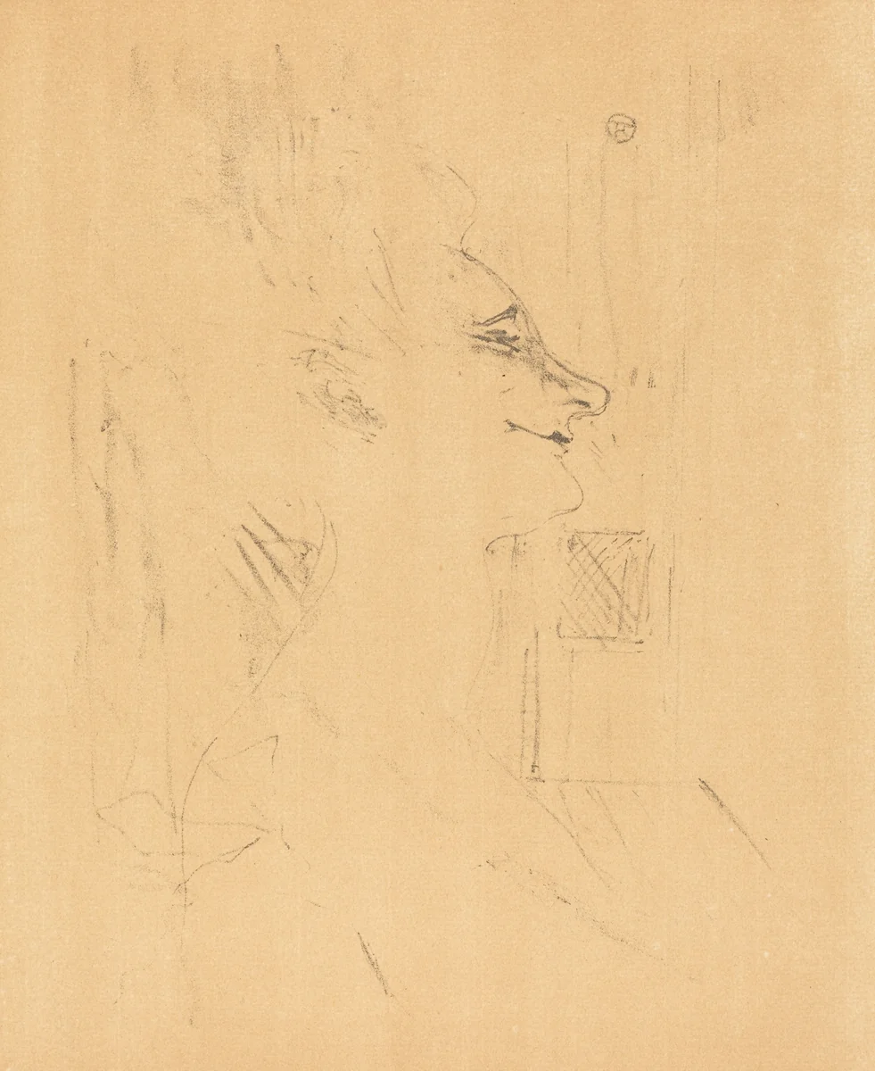 Drunkard (Soularde) by Henri de Toulouse-Lautrec, print, 1898