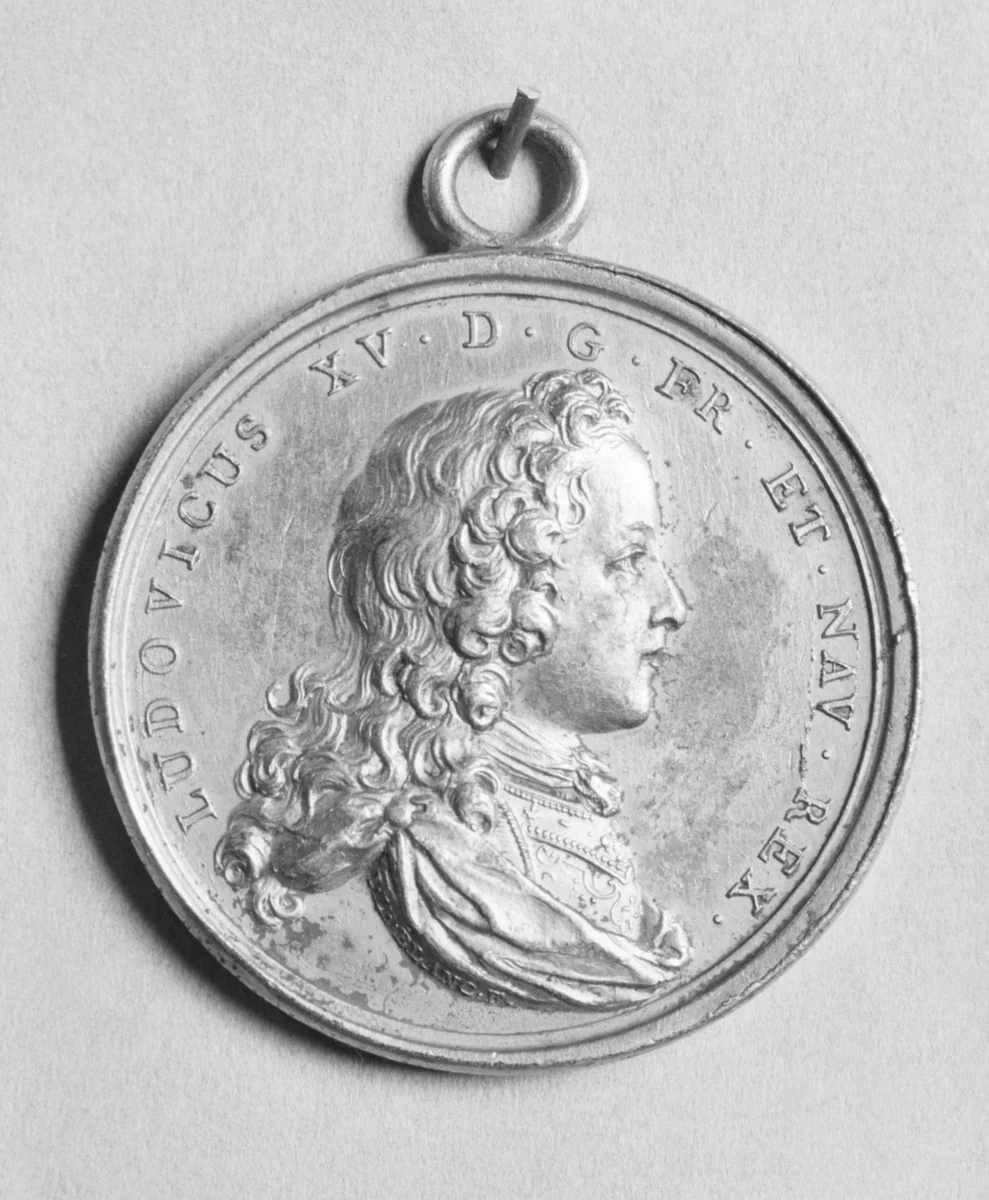 Louis XV by Jean Le Blanc, metalwork, 1715