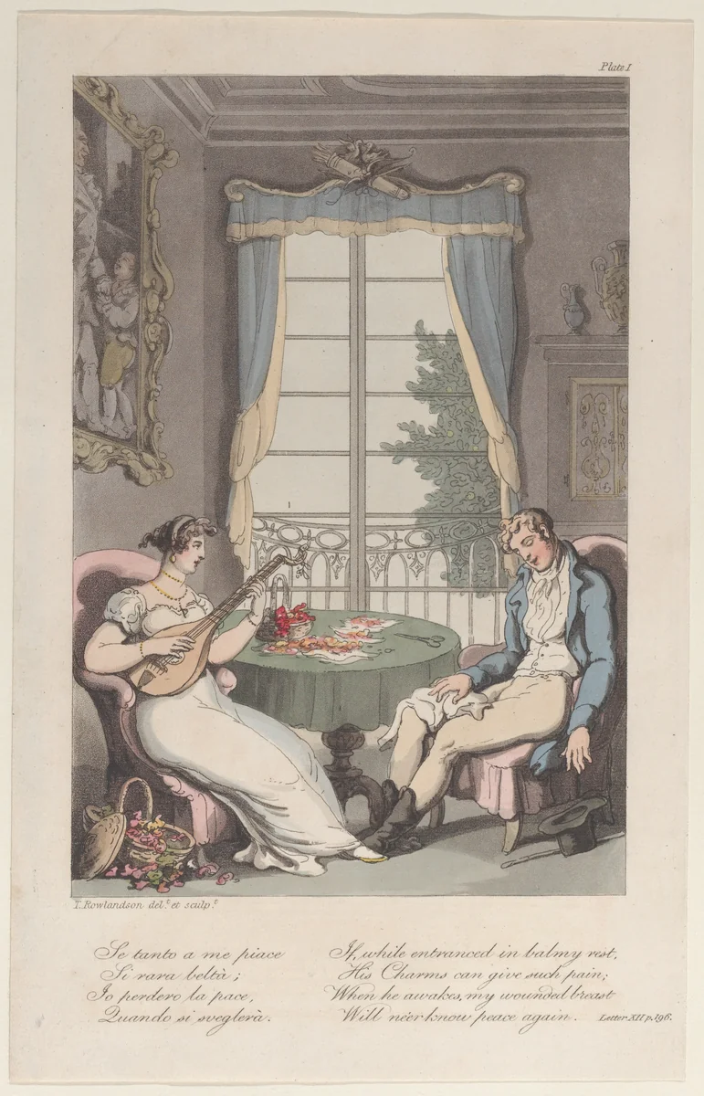 Title page by Thomas Rowlandson, print, 1815
