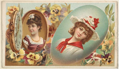 Pocket Watch, from the Miniature Novelties series (N120) issued by Duke Sons & Co. to promote Honest Long Cut Tobacco by W. Duke, Sons & Co., print, 1891