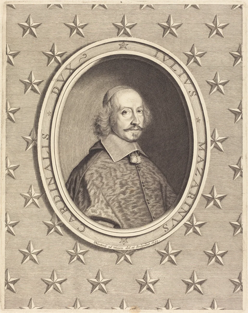 Cardinal Jules Mazarin by Robert Nanteuil, print, 1659