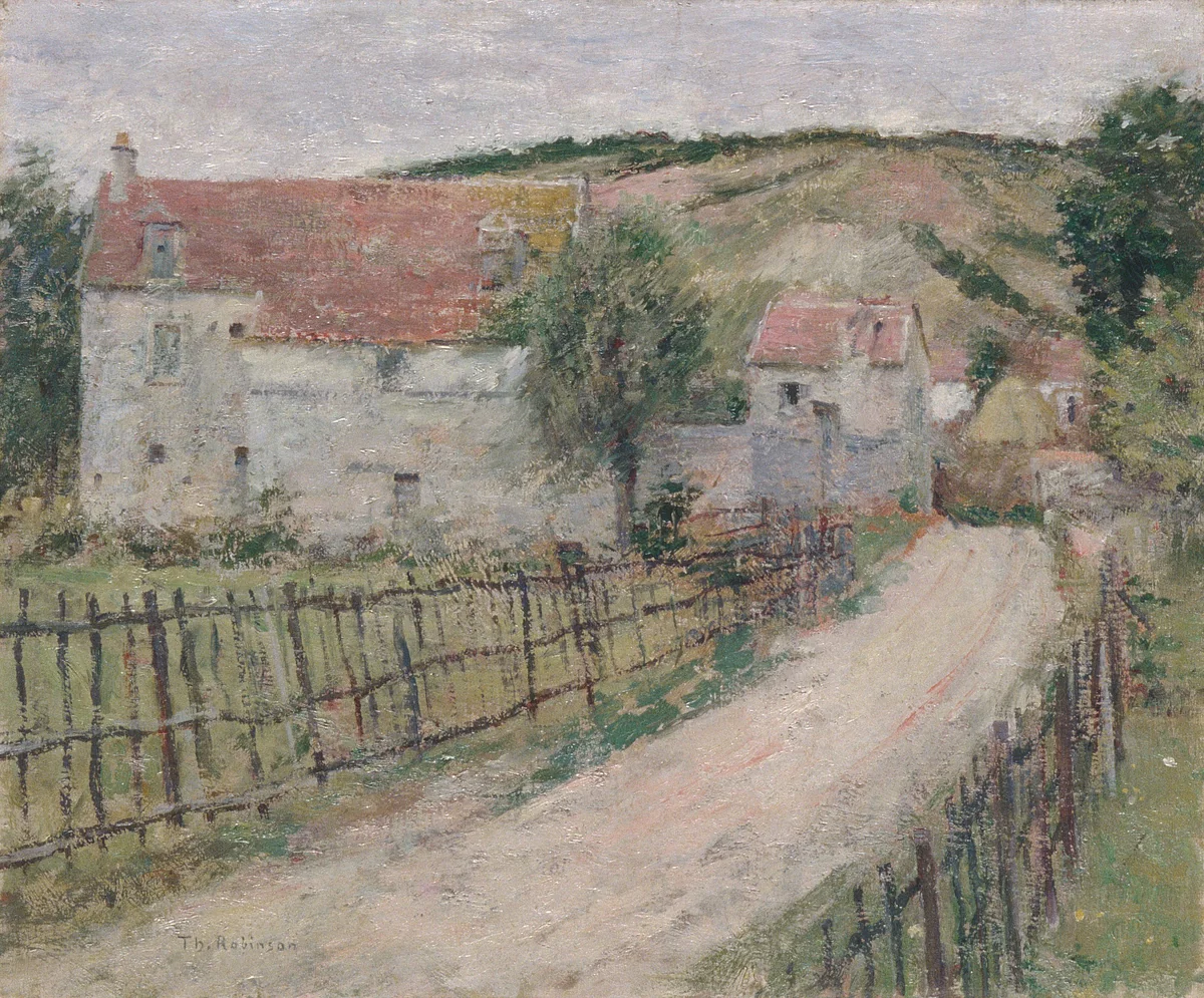 The Old Mill (Vieux Moulin) by Theodore Robinson, artwork, 1889-1895