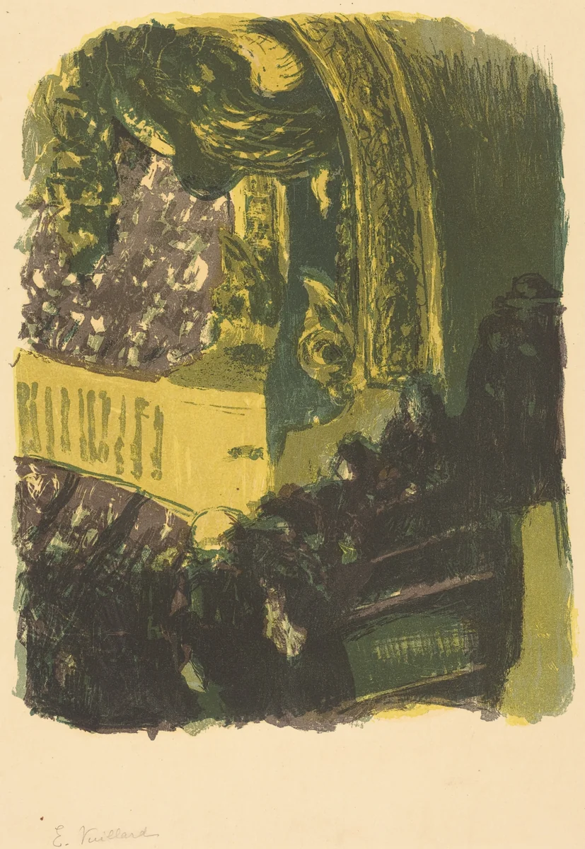 A Gallery in the Gymnasium (Une galerie au gymnase) by Edouard Vuillard, print, 1900