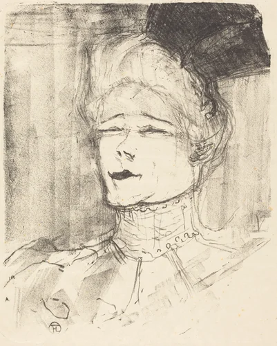 Jeanne Granier by Henri de Toulouse-Lautrec, print, 1896
