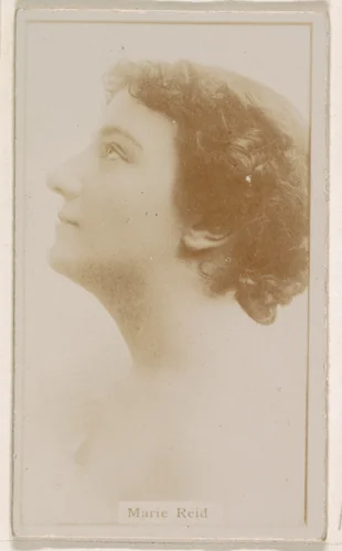 Marie Reid, from the Actresses series (N245) issued by Kinney Brothers to promote Sweet Caporal Cigarettes by Kinney Brothers Tobacco Company, photograph, 1890