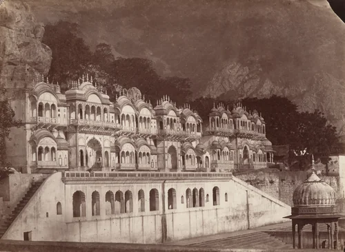 The King's Temples, Ulwar by Louis Rousselet, photograph, 1860-1869