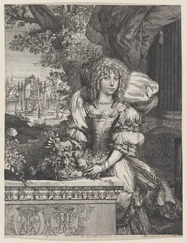 Portrait of Mary Stuart by Romeyn de Hooghe, print, 1660-1708