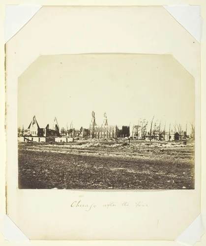 Chicago After the Fire by Artist Unknown, photograph, 1871-1872