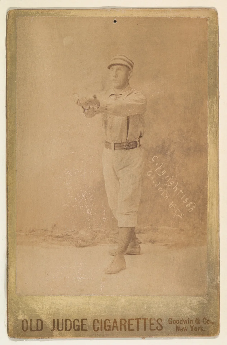 From the series Old Judge Cigarettes by Goodwin & Company, photograph, 1888