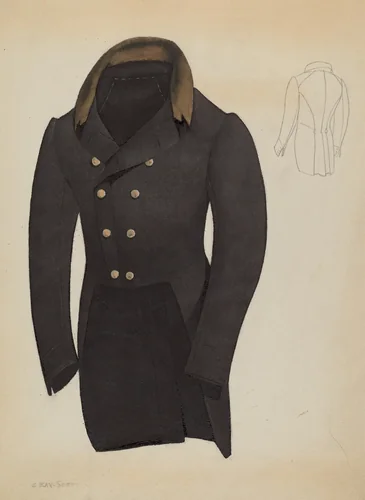 Tail Coat by Creighton Kay-Scott, index of american design, 1937