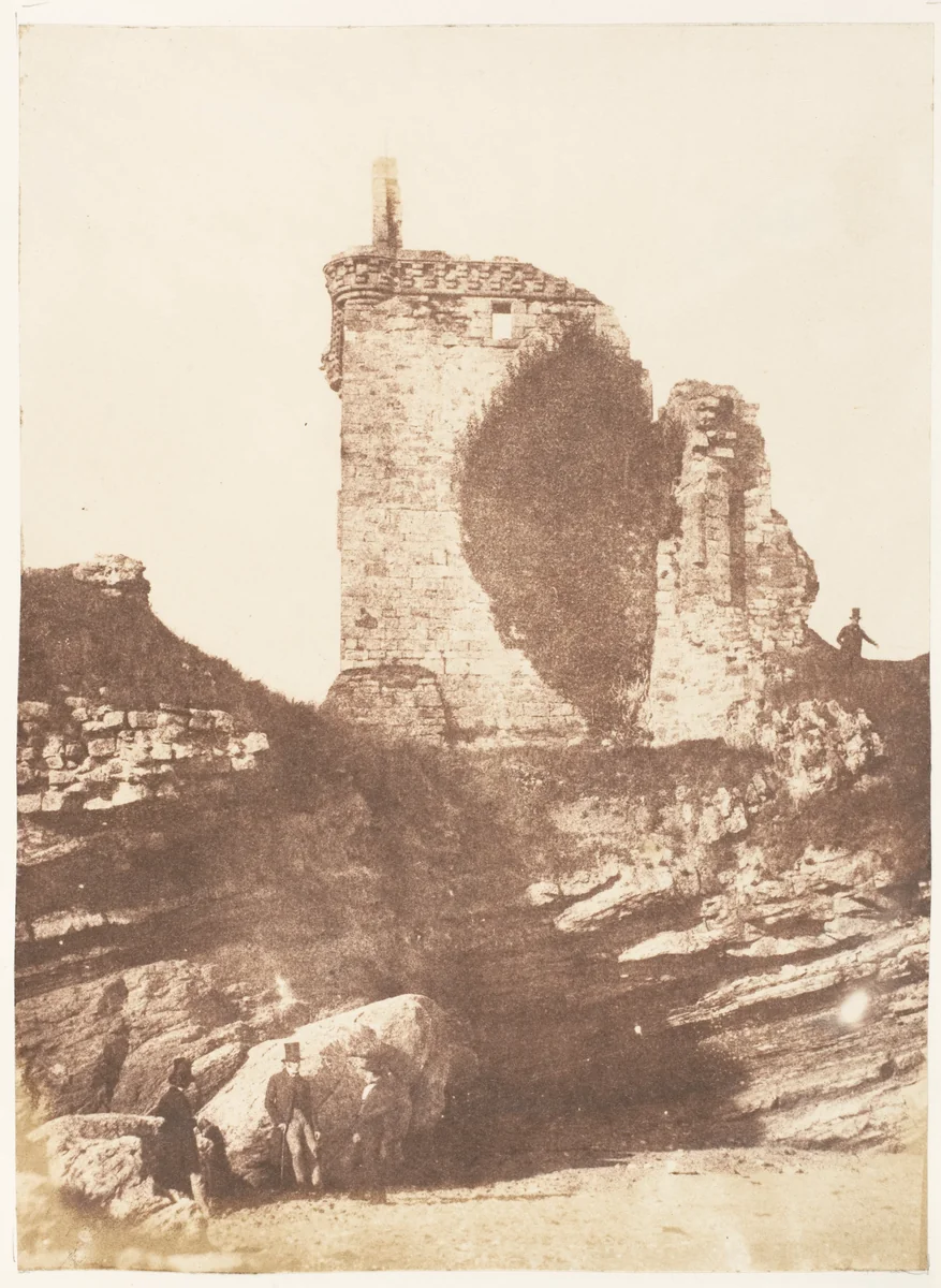 St. Andrews. The Fore Tower of the Castle by Hill and Adamson, photograph, 1843-1847