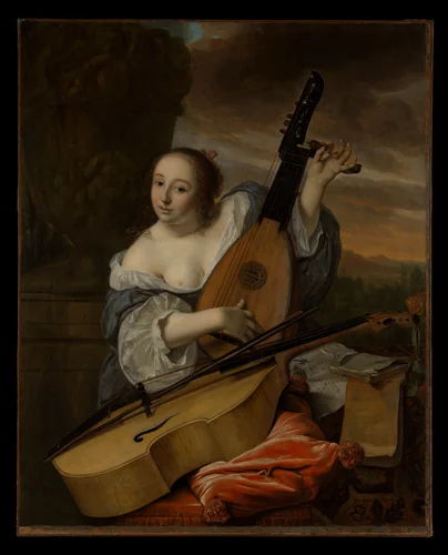 The Musician by Bartholomeus van der Helst, painting, 1662