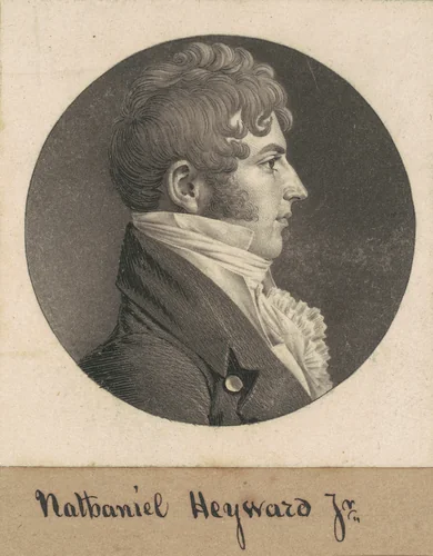 Nathaniel Heyward, Jr. by Charles B. J. Févret de Saint-Mémin, print, 1809