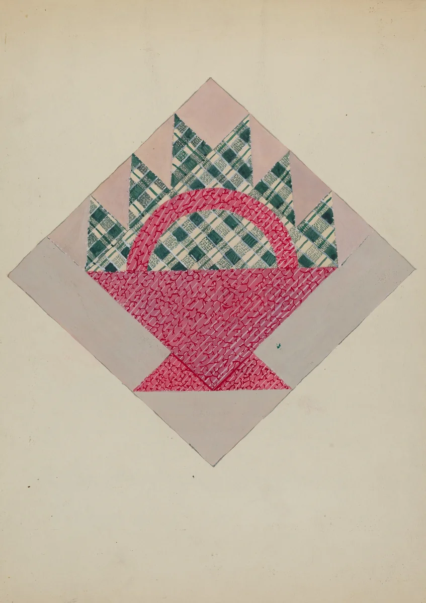 Patchwork Pattern by Evelyn Bailey, index of american design, 1936