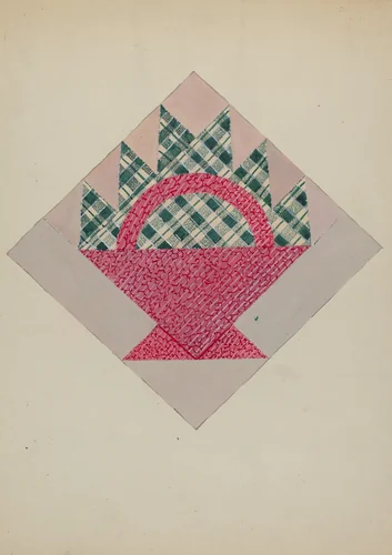 Patchwork Pattern by Evelyn Bailey, index of american design, 1936