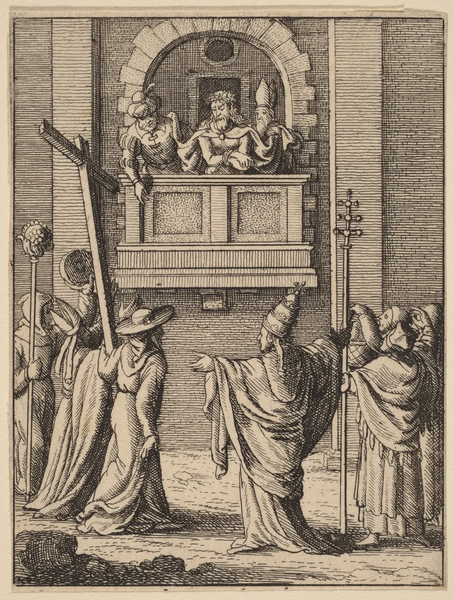 Ecce Homo by Wenceslaus Hollar
Hans Holbein the younger, print, 1607-1677