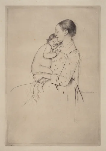 Quietude by Mary Cassatt, print, 1891