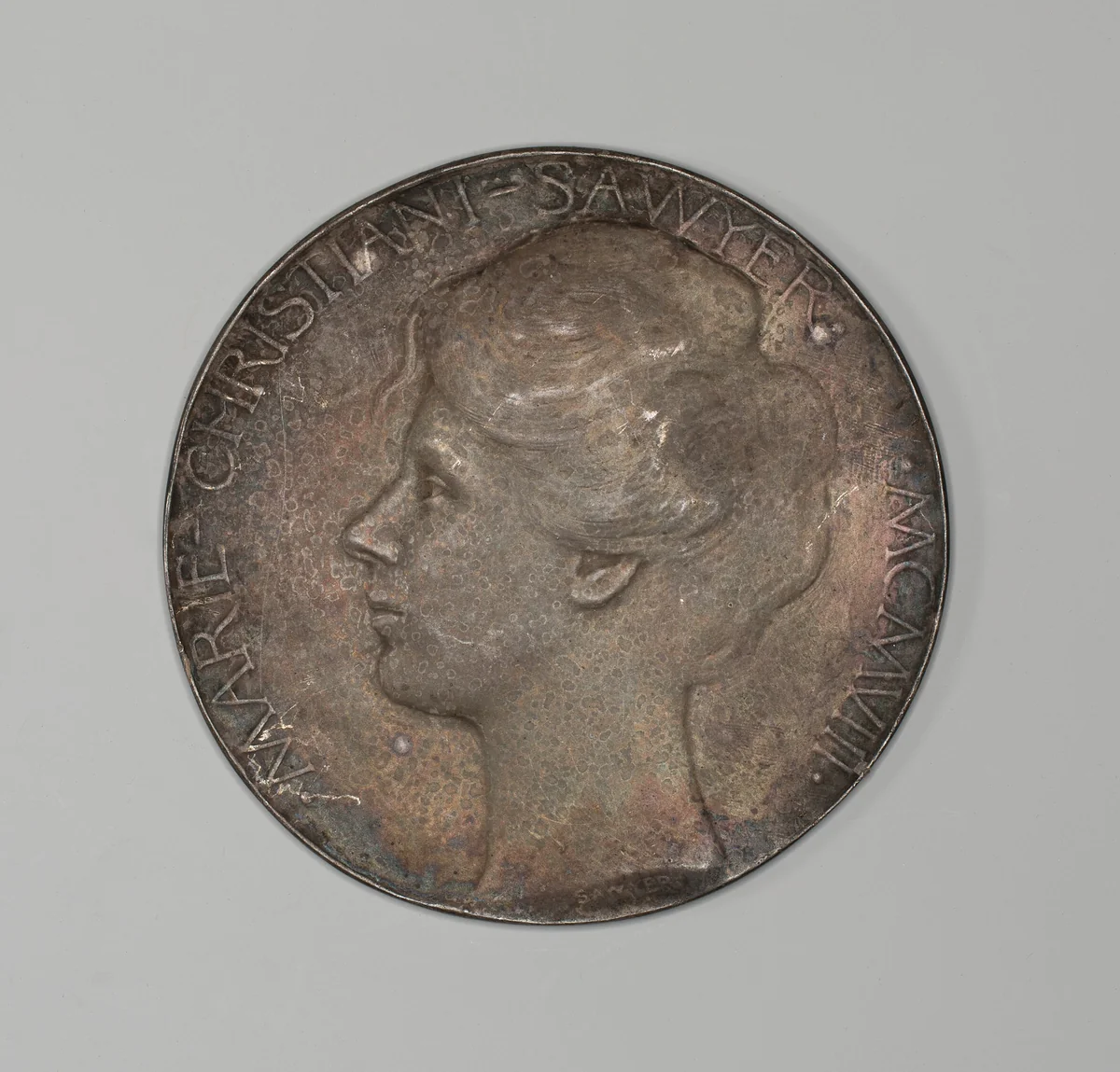 Marie-Christiani-Sawyer by Edward Warren Sawyer, metalwork, 1908