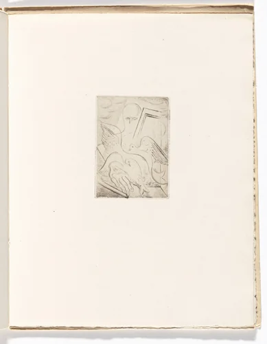 Plate (folio 10) from Soleils bas by André Masson, illustrated book, 1924