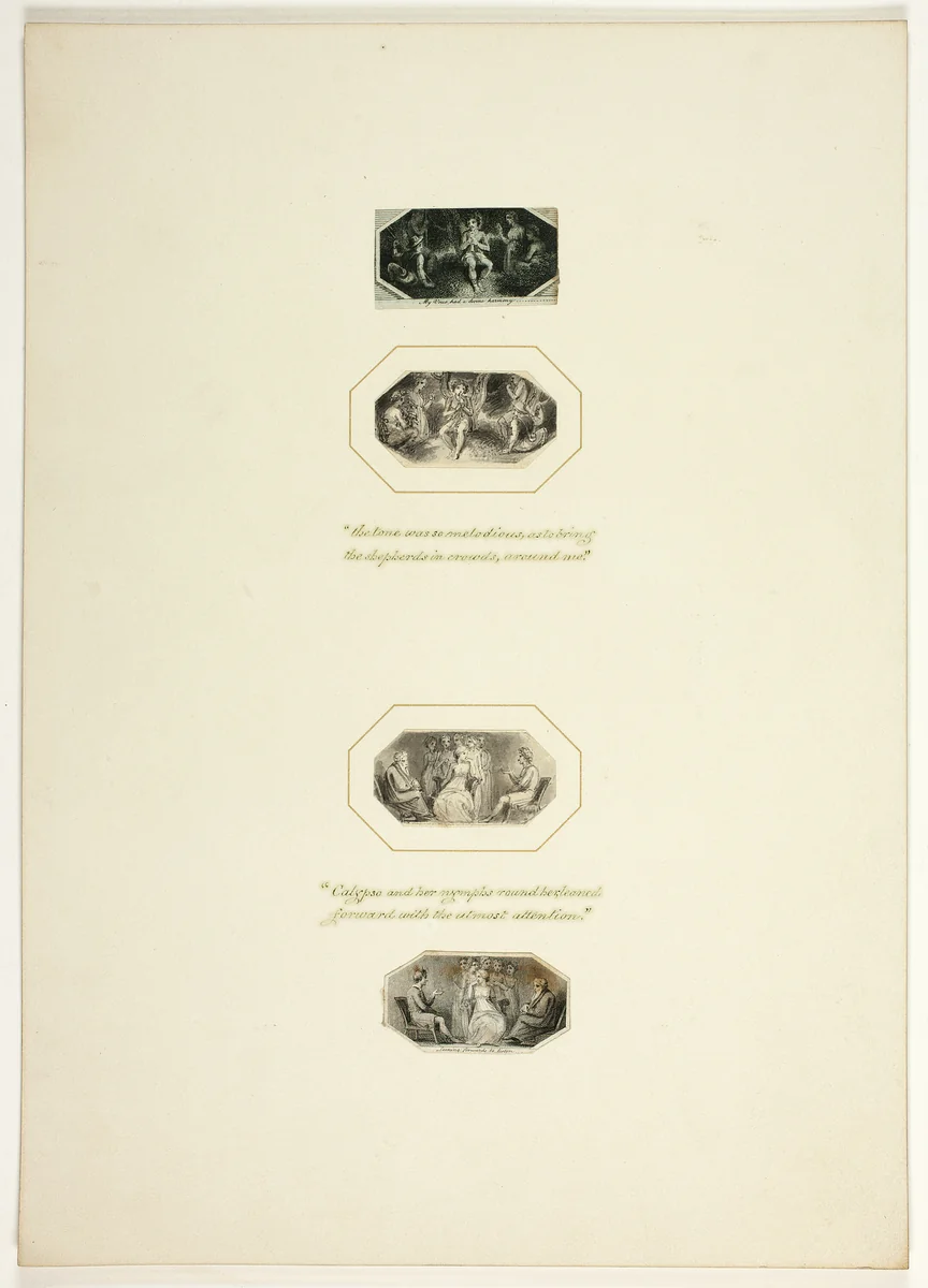 Study for a plate from Telemachus by Thomas Stothard, drawing, 1793-1803