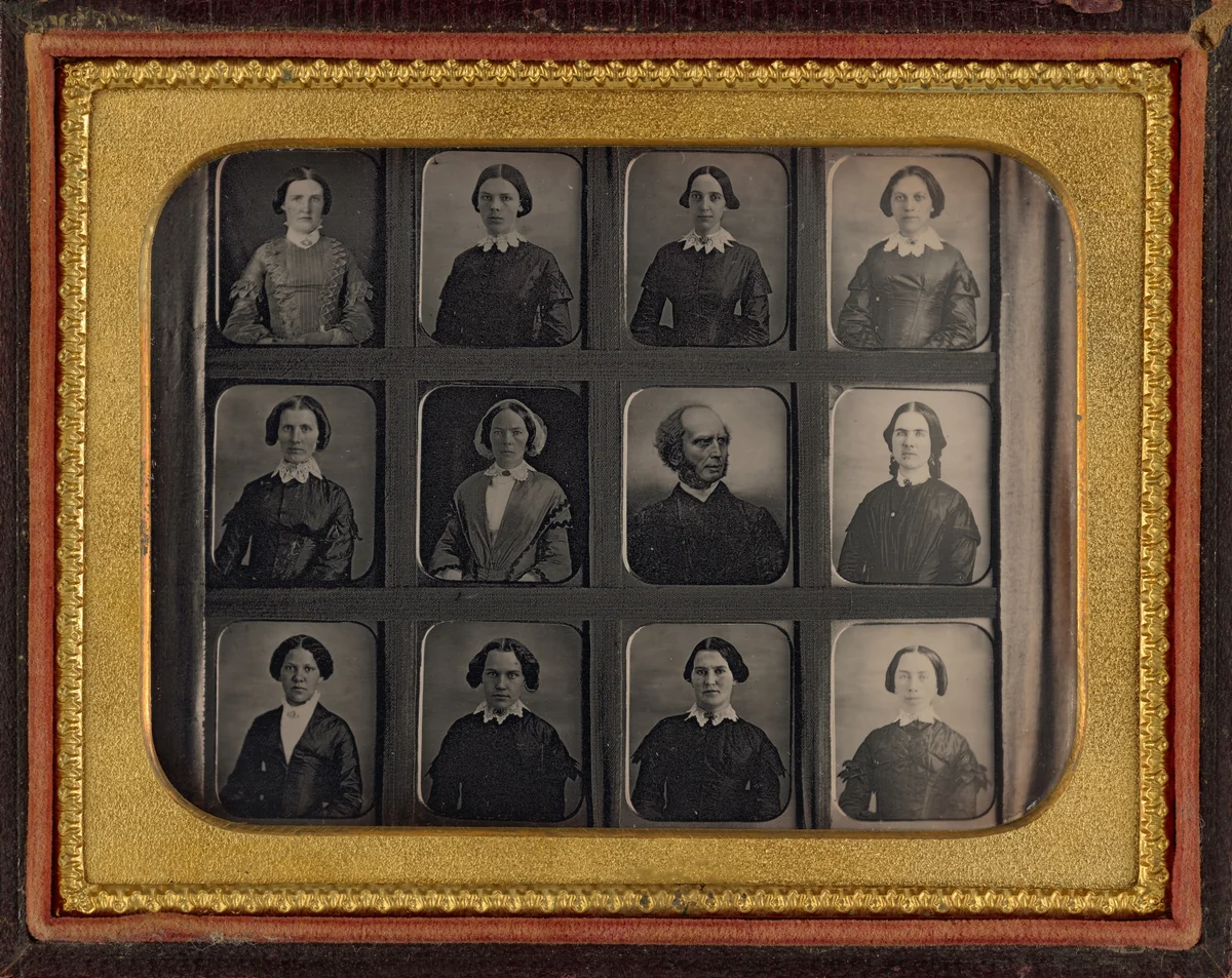 Oberlin College Graduates by David Brokaw, photograph, 1853