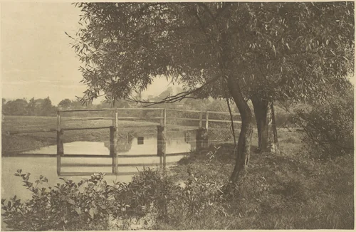 On the "Sow" near Walton's House at Shallowford by George Bankart, photograph, 1880-1889