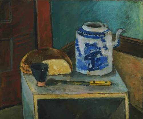 Still Life with Chinese Tea Pot by Max Weber, painting, 1925