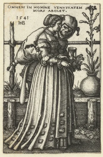 Vrouw en de Dood by Unknown, print, 1541