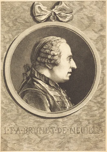Brunet de Neuilly by Charles Nicolas Cochin II, print, 1715-1790