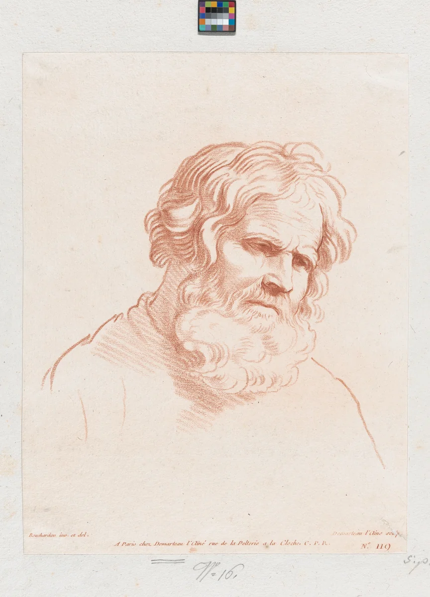 Ludovico XV, dedication page by Jean Daullé, print, 1739