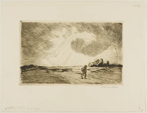 Stormy Weather by Théophile Alexandre Steinlen, print, 1879-1923