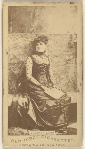 Eleanor Lane, from the Actors and Actresses series (N171) for Old Judge Cigarettes by Goodwin & Company, photograph, 1886-1890