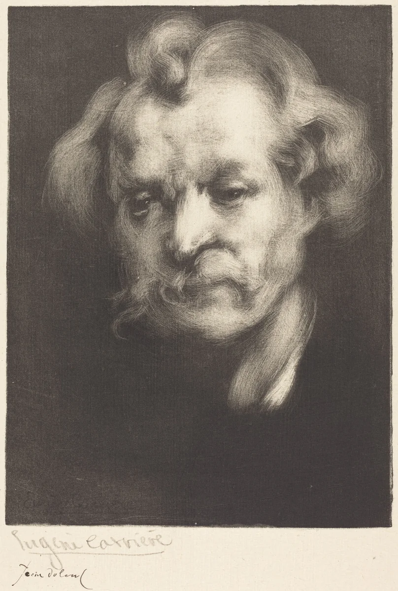 Jean Dolent by Eugène Carrière, print, 1898