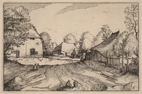 The Swann's Inn by Claes Jansz Visscher
Johannes van Doetechum the Elder
Lucas van Doetechum
Master of the Small Landscapes, print, 1612