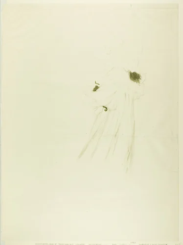 Miss May Belfort (large plate) by Henri de Toulouse-Lautrec, print, 1895