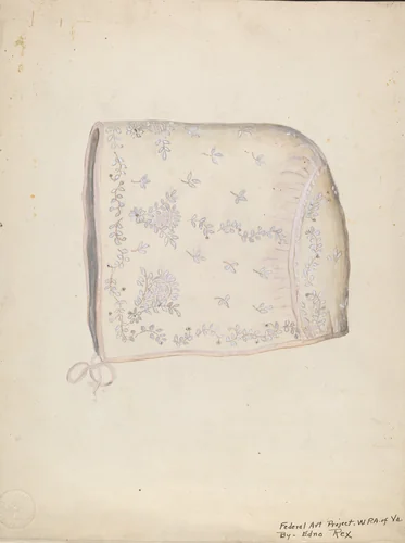 Baby's Cap by Edna Crenshaw Rex, index of american design, 1937