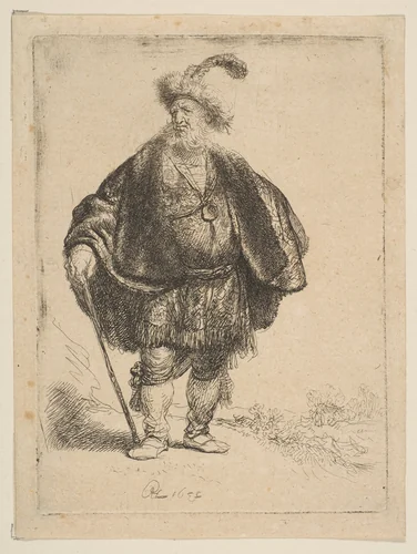 The Persian by Rembrandt van Rijn, print, 1632